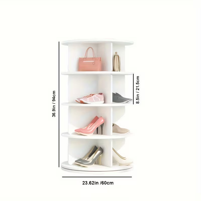 360° Rotating Shoe Organizer