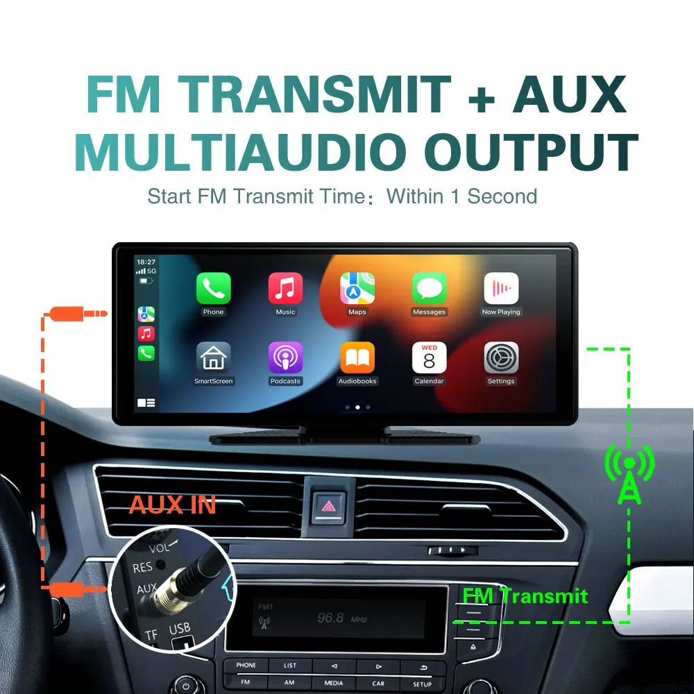 SmartDrive™ 10.26" Wireless Car Radio